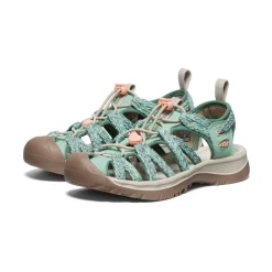 New Women'S Whisper | Granite Green/Peach Parfait Women Sandals