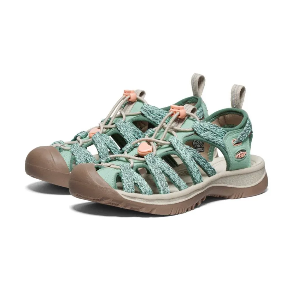 New Women'S Whisper | Granite Green/Peach Parfait Women Sandals