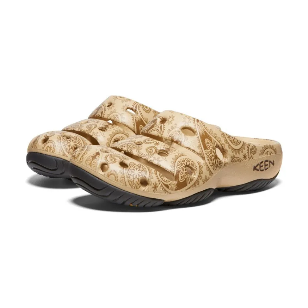 Discount Women'S Yogui Arts Clog X Thc | Caffe Latte Paisley Women Slip-Ons