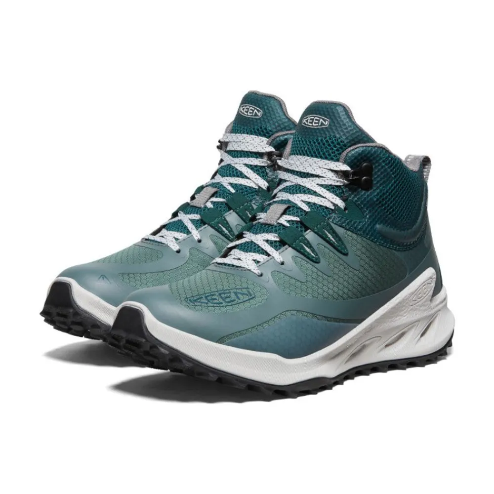 Sale Women'S Zionic Waterproof Hiking Boot | Dark Forest/Sea Moss Women Boots